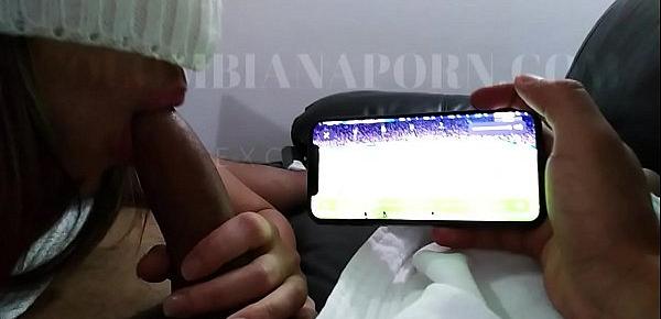  Camila teen 18 really likes to make me enjoy my game  (Alt Madrid vs Juventus)......Watch full videos @  Colombianaporn.com